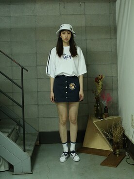 「skirt」｜「アイテム（その他）」を使った、romanticcrownさん（レディース・171cm）の夏コーディネート