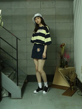 「skirt」｜「アイテム（その他）」を使った、romanticcrownさん（レディース・171cm）の夏コーディネート