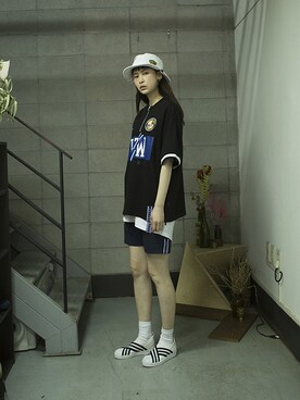 「shorts」｜「アイテム（その他）」を使った、romanticcrownさん（レディース・171cm）の夏コーディネート