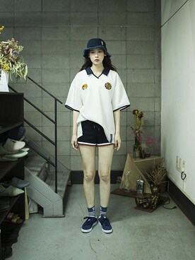 「pants」｜「アイテム（その他）」を使った、romanticcrownさん（レディース・171cm）の夏コーディネート