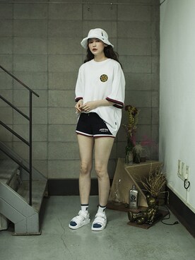 「pants」｜「アイテム（その他）」を使った、romanticcrownさん（レディース・171cm）の夏コーディネート