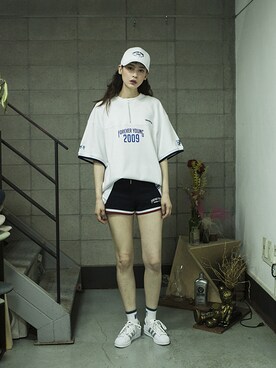 「pants」｜「アイテム（その他）」を使った、romanticcrownさん（レディース・171cm）の夏コーディネート