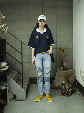 「pants」｜「アイテム（その他）」を使った、romanticcrownさん（レディース・171cm）の夏コーディネート