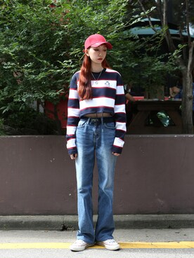 「ROMANTIC CROWN（ロマンティッククラウン）のアイテム」を使った、romanticcrownさん（レディース・163cm）の冬コーディネート