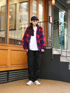 「ROMANTIC CROWN（ロマンティッククラウン）のアイテム」を使った、romanticcrownさん（レディース・163cm）の冬コーディネート