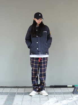 「ROMANTIC CROWN（ロマンティッククラウン）のアイテム」を使った、romanticcrownさん（レディース・163cm）の冬コーディネート