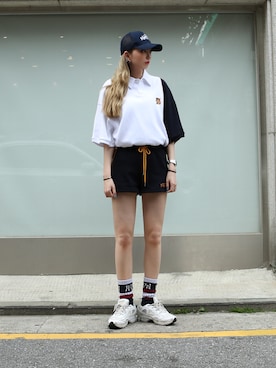 「polo shirts」｜romanticcrownさん（レディース・163cm）の春コーディネート