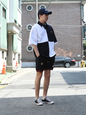 「polo shirts」｜romanticcrownさん（メンズ・175cm）の春コーディネート