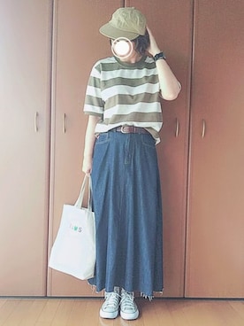 ベル‪︎‬‪︎☺︎さん（レディース・162cm）の夏コーディネート