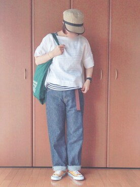 ベル︎︎☺︎さん(レディース・162cm)の夏コーディネート