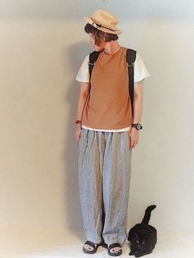 ベル‪︎‬‪︎☺︎さん（レディース・162cm）の夏コーディネート