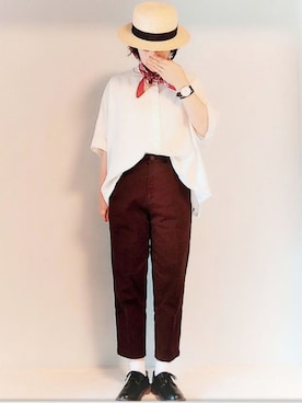 ベル‪︎‬‪︎☺︎さん（レディース・162cm）の夏コーディネート