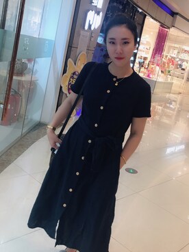 「アイテム（シャツワンピース）」を使った、楼大大さん（レディース・164cm・20代）の夏コーディネート
