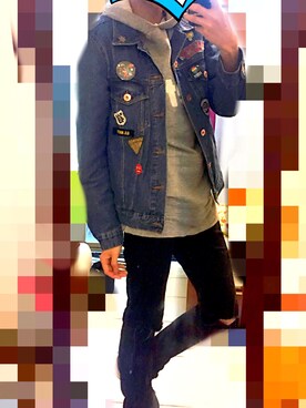 「PULL&BEAR（プルアンドベア）のアイテム（スウェット）」を使った、宥さん（メンズ・168cm）の春コーディネート