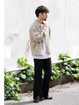 「アイテム（ブルゾン）」を使った、I.Tさん（メンズ・178cm・30代）の春コーディネート