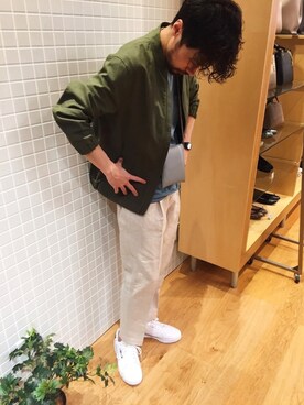 「アイテム（ブルゾン）」を使った、I.Tさん（メンズ・178cm・30代）の春コーディネート