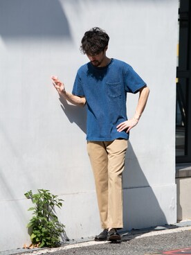「URBAN RESEARCH Sonny Label（アーバンリサーチサニーレーベル）のJEMORGAN×SonnyLabel　度詰め天竺ビッグTシャツ（Tシャツ/カットソー）」を使った、I.Tさん（メンズ・178cm）の春コーディネート