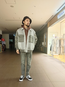 「アイテム（ブルゾン）」を使った、I.Tさん（メンズ・178cm・30代）の春コーディネート