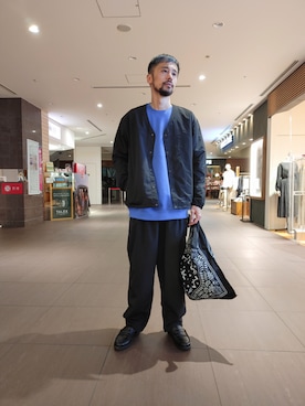 「アイテム（ブルゾン）」を使った、I.Tさん（メンズ・178cm・30代）の春コーディネート