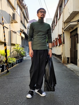 「CASIO（カシオ）のアイテム（デジタル腕時計）」を使った、I.Tさん（メンズ・178cm）の春コーディネート