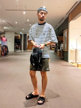 「CASIO（カシオ）のアイテム（デジタル腕時計）」を使った、I.Tさん（メンズ・178cm）の夏コーディネート
