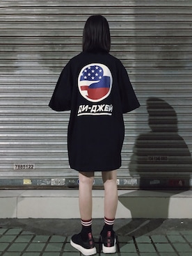 「Gosha Rubchinskiy（ゴーシャラブチンスキー）のアイテム」を使った、kamanlee1さん（レディース・160cm）の秋コーディネート
