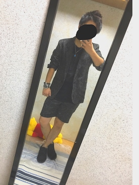 「FUGA（フーガ）のアイテム（ジャケット/アウター）」を使った、Naokiさん（メンズ・160cm）の秋コーディネート