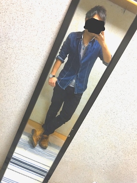 「Murder License（マーダーライセンス）のアイテム」を使った、Naokiさん（メンズ・160cm）の秋コーディネート