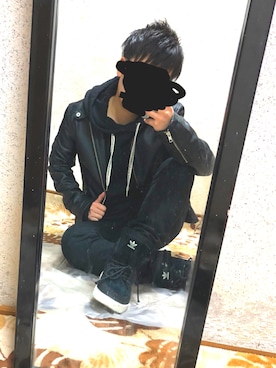 「Vicci（ビッチ）のアイテム」を使った、Naokiさん（メンズ・160cm）の冬コーディネート