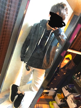 「Vicci（ビッチ）のアイテム」を使った、Naokiさん（メンズ・160cm）の冬コーディネート