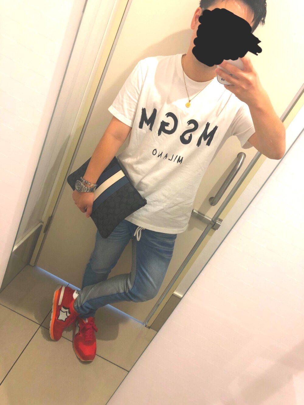 エムエスジーエム MSGM カットソー ブラウス ノースリーブ リボン 総柄 38 白 ホワイト /mm0426 レディース エムエスジーエム MSGM カットソー ブラウス ノースリーブ