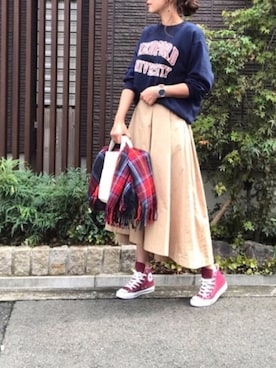 kaco…＊さん（レディース・160cm）の秋コーディネート