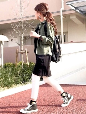 「Marc by Marc Jacobs（マークバイマークジェイコブス）のアイテム（バッグ）」を使った、kaco…＊さん（レディース・160cm）の夏コーディネート