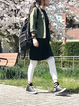 「Marc by Marc Jacobs（マークバイマークジェイコブス）のアイテム（バッグ）」を使った、kaco…＊さん（レディース・160cm）の春コーディネート