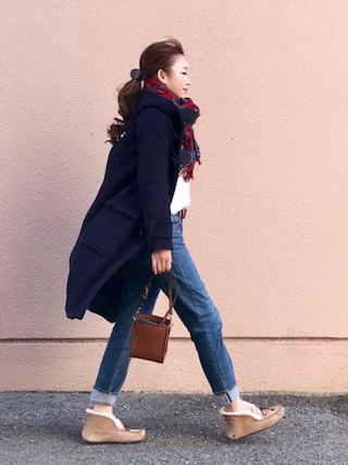 【美品】UGGアグ　ALENA アレーナ　ボアファーモカシン 1667394592.jpg