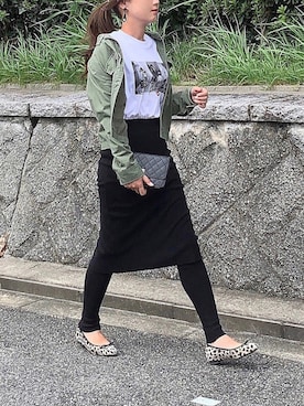 「UNIQLO（ユニクロ）のアイテム（ミリタリージャケット）」を使った、kaco…＊さん（レディース・160cm）の秋コーディネート
