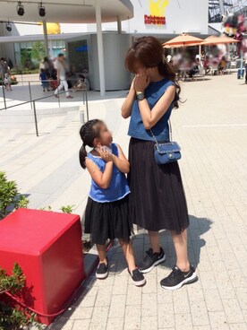 「TODAYFUL（トゥデイフル）のアイテム」を使った、kaco…＊さん（キッズ・120cm）の夏コーディネート