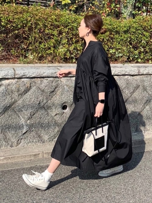 ワンピース シャツワンピース バンドカラーウエストギャザーワンピース Zozotown Paypayモール店 通販 Paypayモール