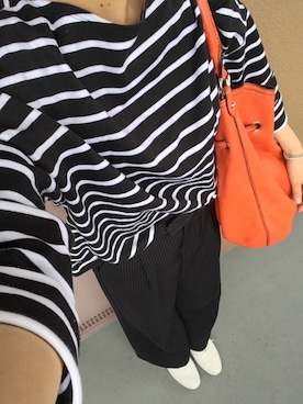 「Max Mara（マックスマーラ）のアイテム（バッグ）」を使った、あさん（レディース・151cm）の春コーディネート