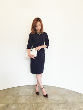 「アイテム（ドレス）」を使った、GIRL_staffさん（レディース・154cm）の夏コーディネート