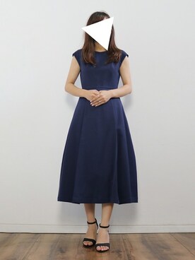 ドレスを使った「ネイビー」の人気ファッションコーディネート - WEAR
