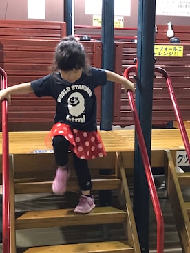 「html（エイチティーエムエル）のアイテム」を使った、mimioさん（キッズ・120cm）の春コーディネート