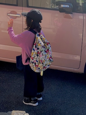「SEVENDAYS=SUNDAY（セブンデイズサンデイ）のアイテム（オールインワン・サロペット）」を使った、mimioさん（キッズ・130cm）の春コーディネート