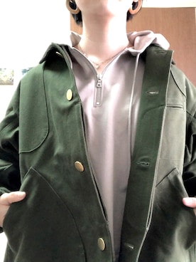 「JUN MIKAMI（ジュンミカミ）のアイテム」を使った、canakoさん（レディース・156cm）の秋コーディネート