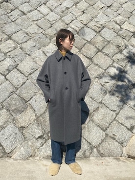 「Steven Alan（スティーブンアラン）のアイテム（その他アウター）」を使った、MOCHIZUKIさん（レディース・167cm）の秋コーディネート