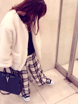 「CORTES WORKS（コルテスワークス）のアイテム」を使った、saaaさん（レディース・152cm）の冬コーディネート