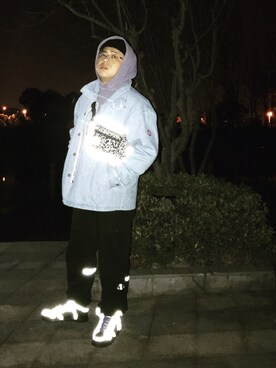 「C.E（シーイー）のアイテム（その他アウター）」を使った、Orient Pangさん（メンズ・182cm）の冬コーディネート