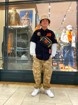 「AIR FORCE 1」｜MANAYAさん（メンズ・172cm）の春コーディネート