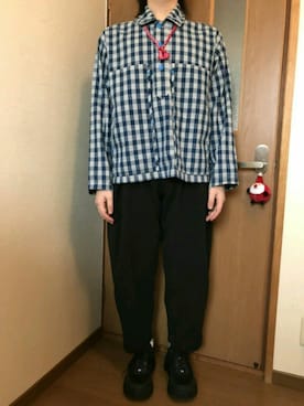 「collina（コリナ）のアイテム」を使った、たかてぃんさん（メンズ・166cm）の冬コーディネート