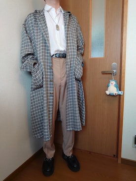 「liberum（リベルム）のアイテム（ジャケット/アウター）」を使った、たかてぃんさん（メンズ・166cm）の春コーディネート